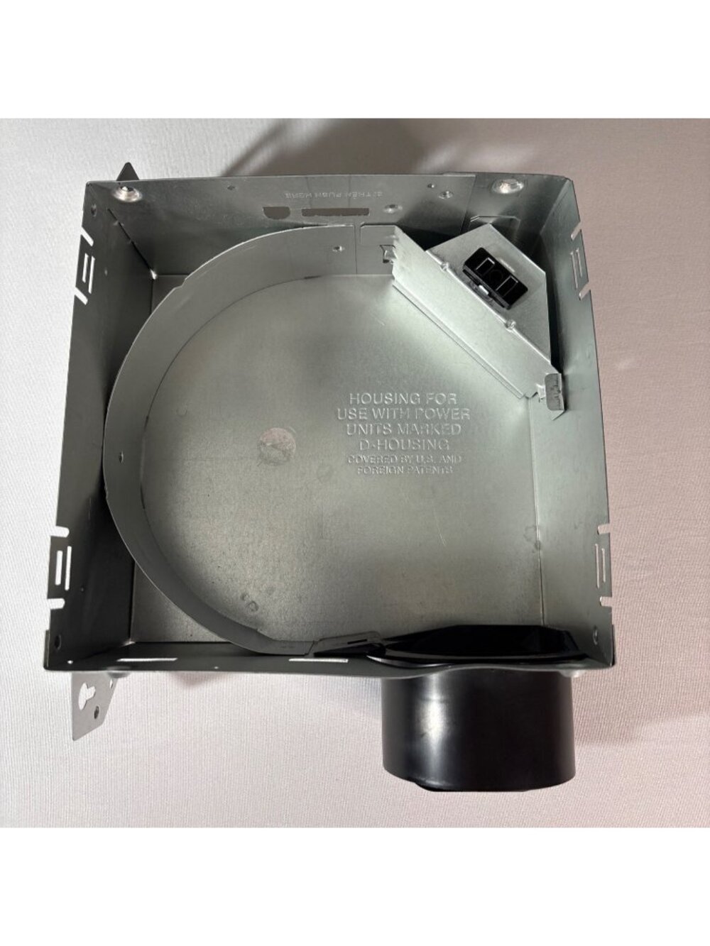 Broan-NuTone Bathroom Exhaust Housing Replacement Fan Galvanized Steel Housing - Picture 8 of 13